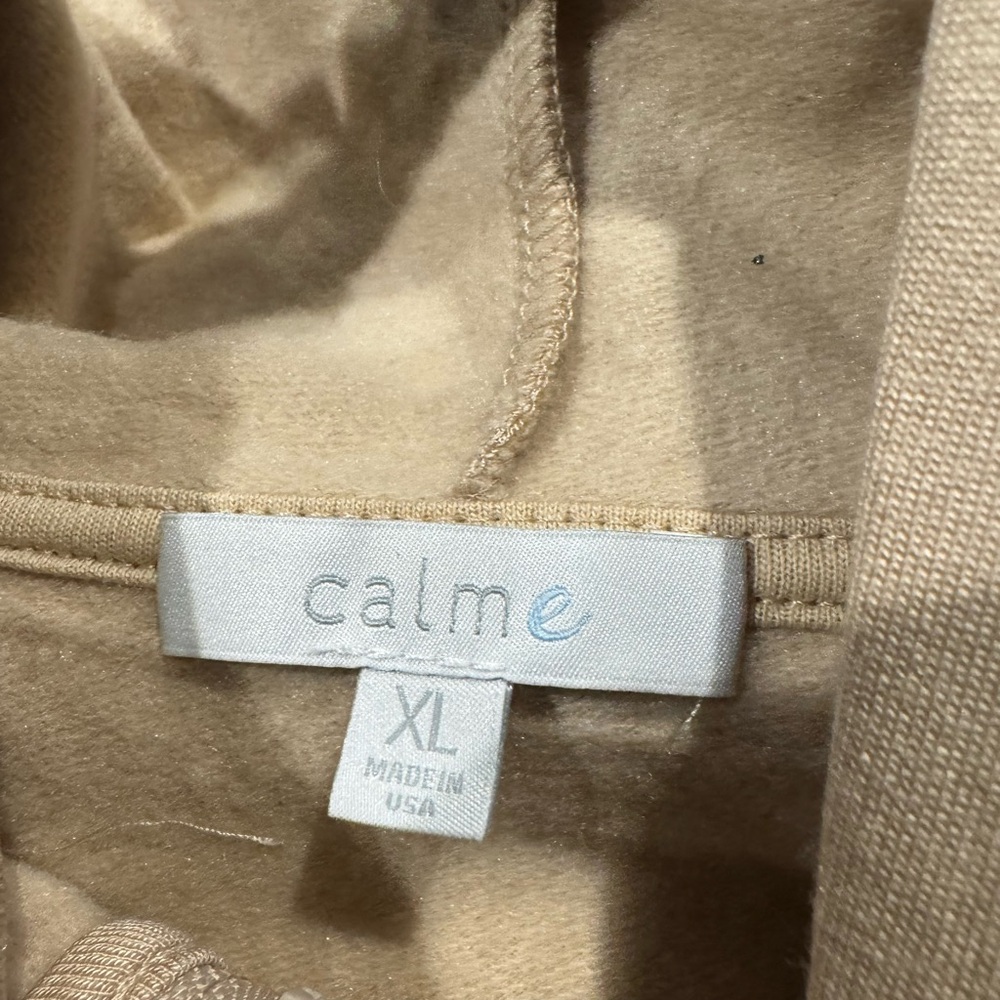 Calme by Johnny Was Women's Casual Tan Zip-Up Jacket - Picture 3 of 5